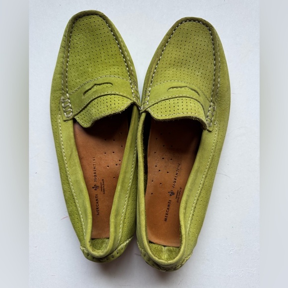 Mercanti Florentini Suede Loafers Size 7.5 - Picture 1 of 5